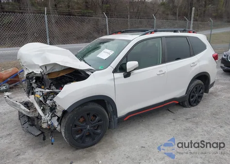 2021 Subaru Forester Sport z USA, uszkodzony, nr VIN JF2SKARC5MH565049